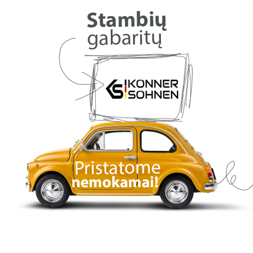 „K&S“ didelių gabaritų prekių nemokamas pristatymas
