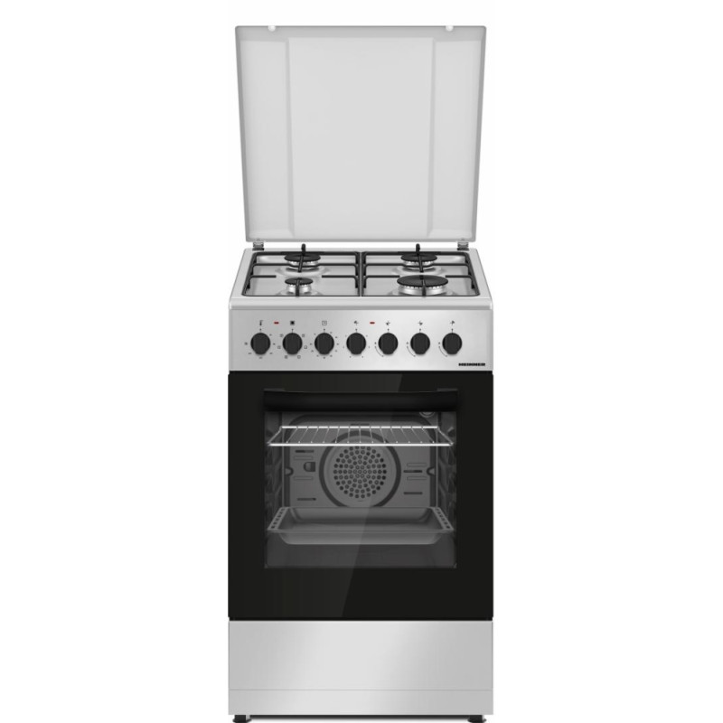 Dujinė viryklė su elektrine orkaite HFSC-S60LITGC-SL HEINNER