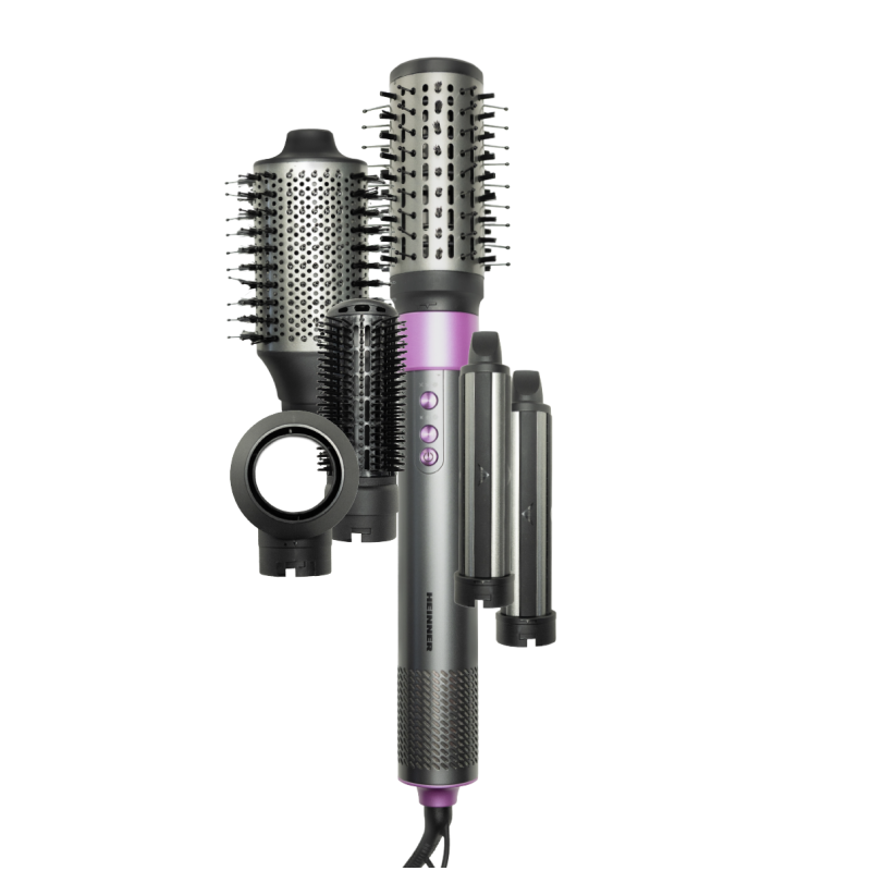 Profesionalus plaukų formavimo prietaisas 1500W, violetinis/pilkas, HAS-Y15BLDC-GY6 HEINNER