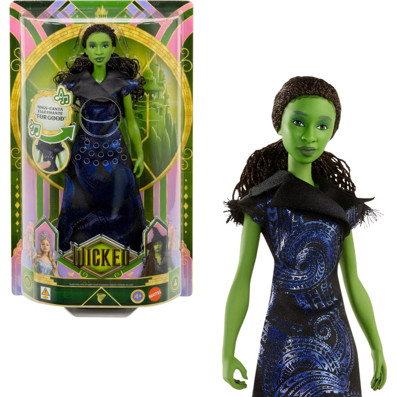 Mattel Wicked: For Good Singing Elphaba Fashion Doll