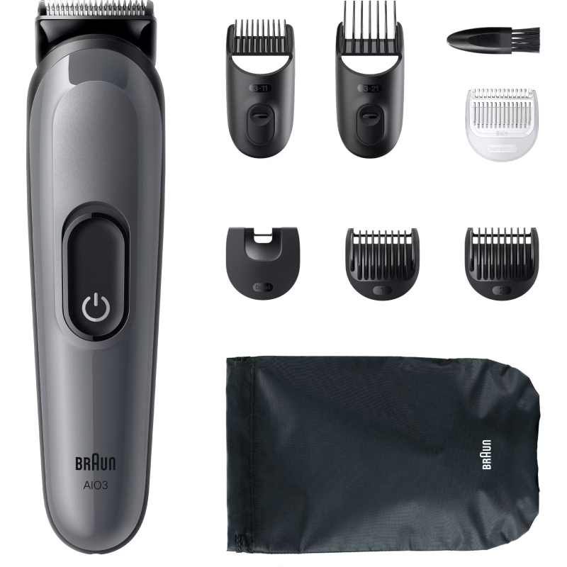 Braun Series 3 All-In-One Style Kit AIO3540, hair clipper grey