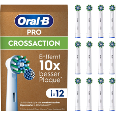 Oral-B Oral-B Pro CrossAction brush heads 12 pieces white, frustration-free packaging