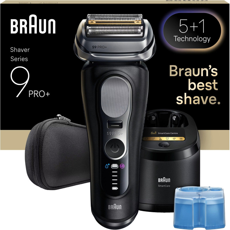 Braun Series 9 Pro+ 9660cc, shaver, black