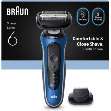 Braun Series 6 62-B1200s, shaver blue/black