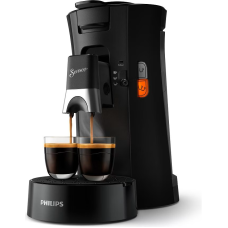 Philips Senseo Select CSA230/61, pad machine black, Deep Black
