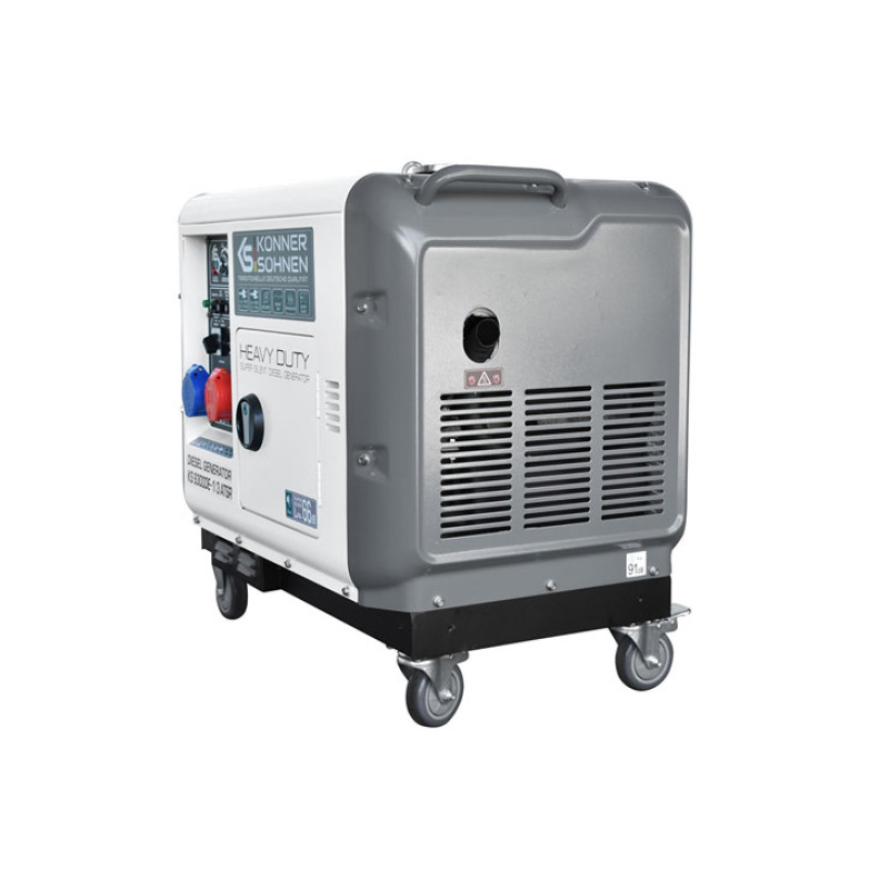 Dyzelinis generatorius 7500W, KS 9300DE 1/3 ATSR (EURO V), KÖNNER & SÖHNEN 