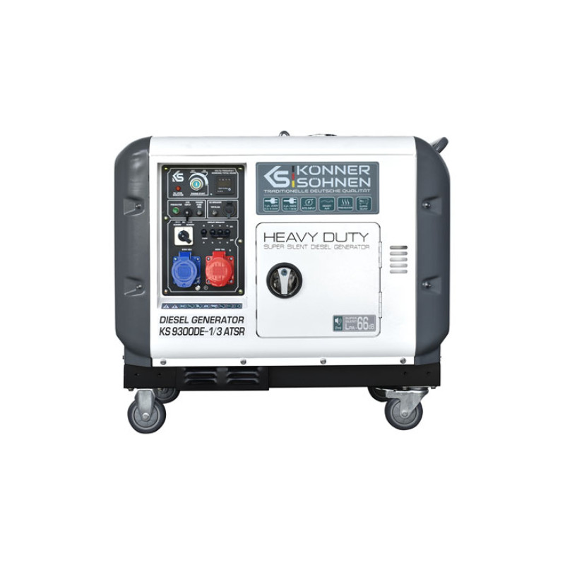Dyzelinis generatorius 7500W, KS 9300DE 1/3 ATSR (EURO V), KÖNNER & SÖHNEN 