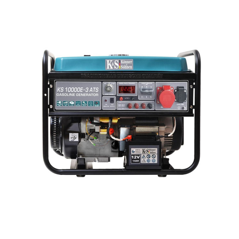 Generatorius benzininis 8000W, KS 10000E-3 ATS, KÖNNER & SÖHNEN