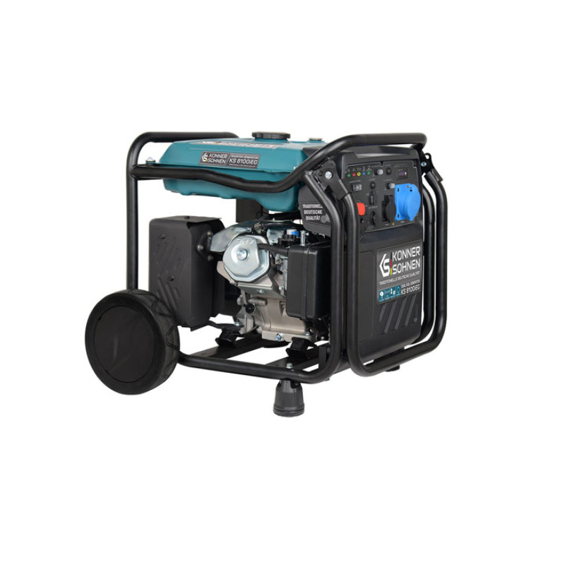 Inverterinis benzininis /dujinis generatorius 8500W, KS 8100iEG, KONNER & SOHNEN