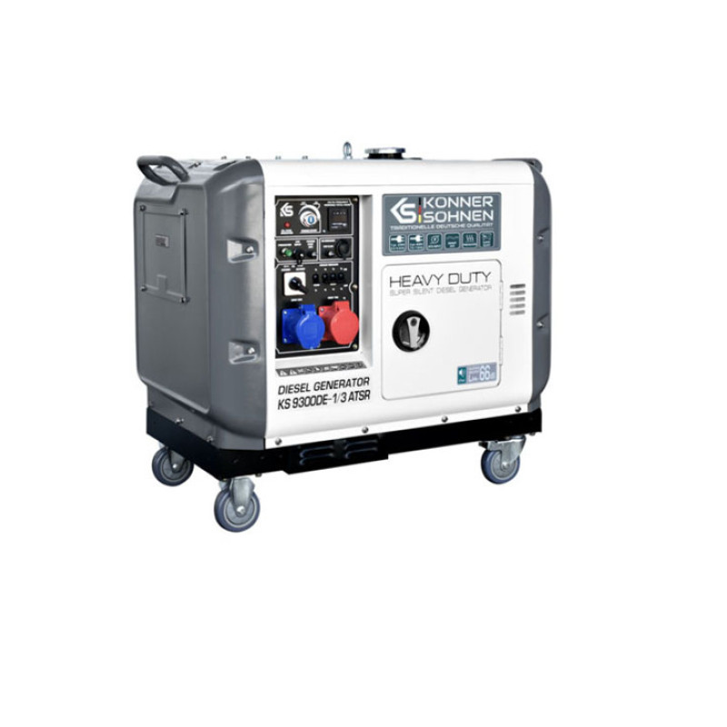 Dyzelinis generatorius 7500W, KS 9300DE 1/3 ATSR (EURO V), KÖNNER & SÖHNEN 
