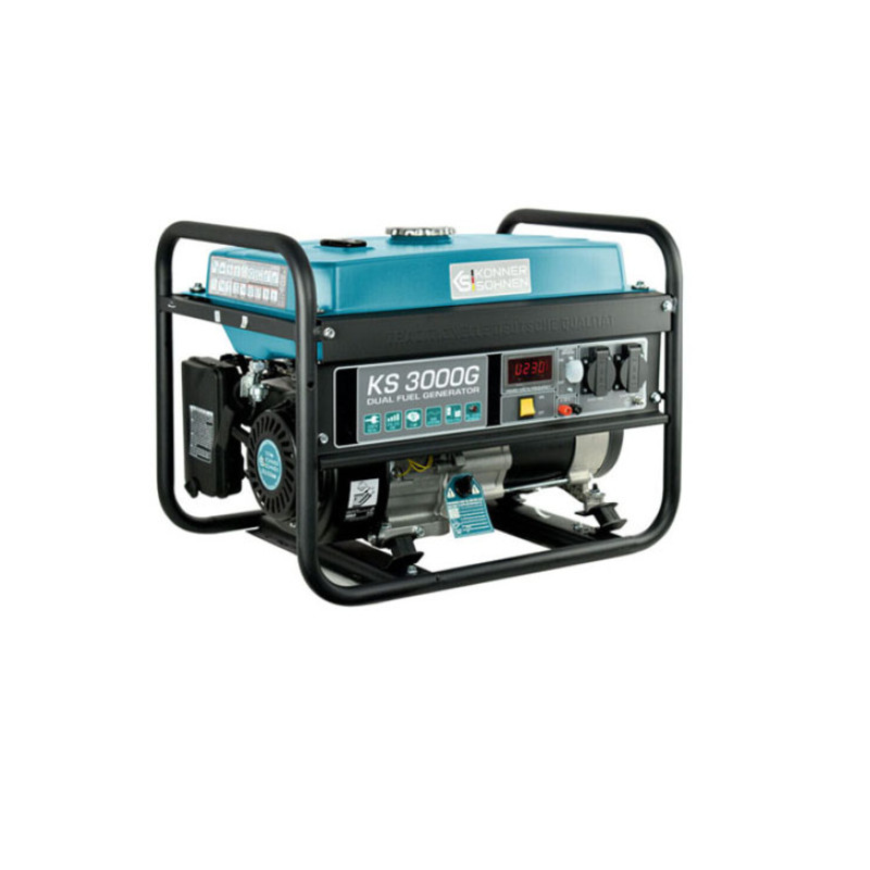 Generatorius benzininis /dujinis 3000W, KS 3000G, KÖNNER & SÖHNEN