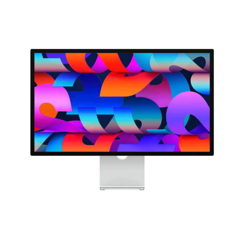 Apple Studio Display, LED monitor (68.3 cm (27 inch), silver, 5K retina, webcam, USB-C, nano-texture glass)