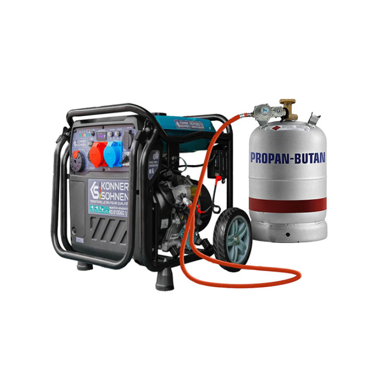 Inverterinis generatorius LPG/benzinas 8500W KS 8100iEG 1/3 KONNER & SOHNEN