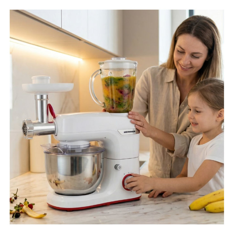 Virtuvinis kombainas 1000W, 5.5L HPM-1000WH HEINNER