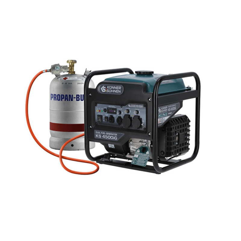 Inverterinis generatorius LPG/benzinas 8500W KS 8100iEG 1/3 KONNER & SOHNEN