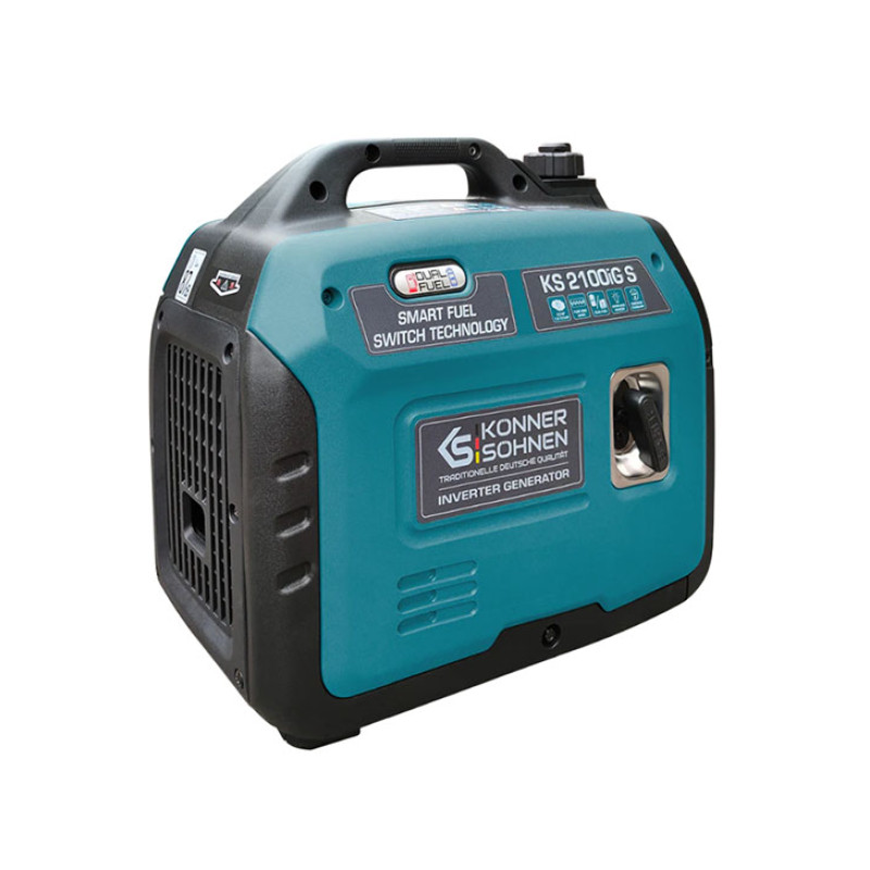 Inverterinis benzinas/dujos generatorius 2000W KS 2100IG S KÖNNER & SÖHNEN