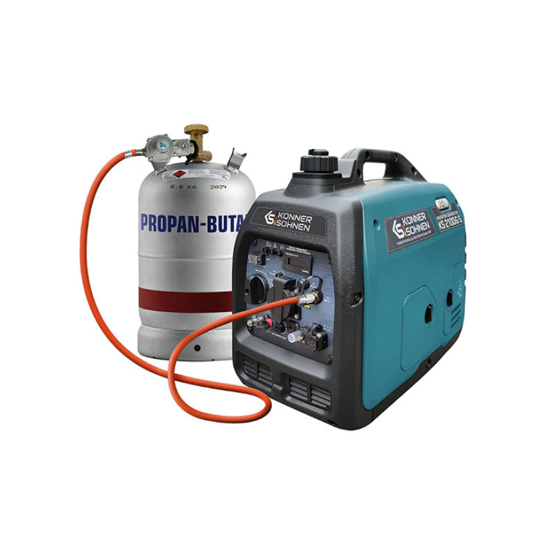 Inverterinis benzinas/dujos generatorius 2000W KS 2100IG S KÖNNER & SÖHNEN