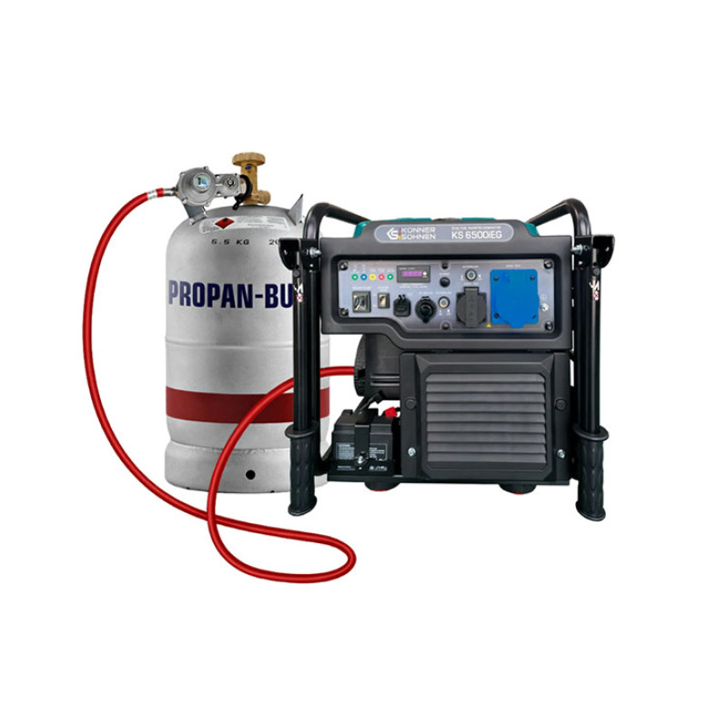 Inverterinis benzinas/dujos generatorius 6500W KS 6500IEG KONNER & SOHNEN