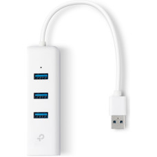 Tp-Link UE330 knyginių kompiuterių dokas / jungčių replikatorius Vielinis USB 3.2 Gen 1 (3.1 Gen 1) Type-A Balta