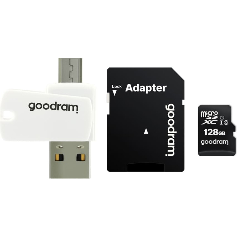 Goodram M1A4 All in One 128 GB MicroSDXC UHS-I Klasės 10