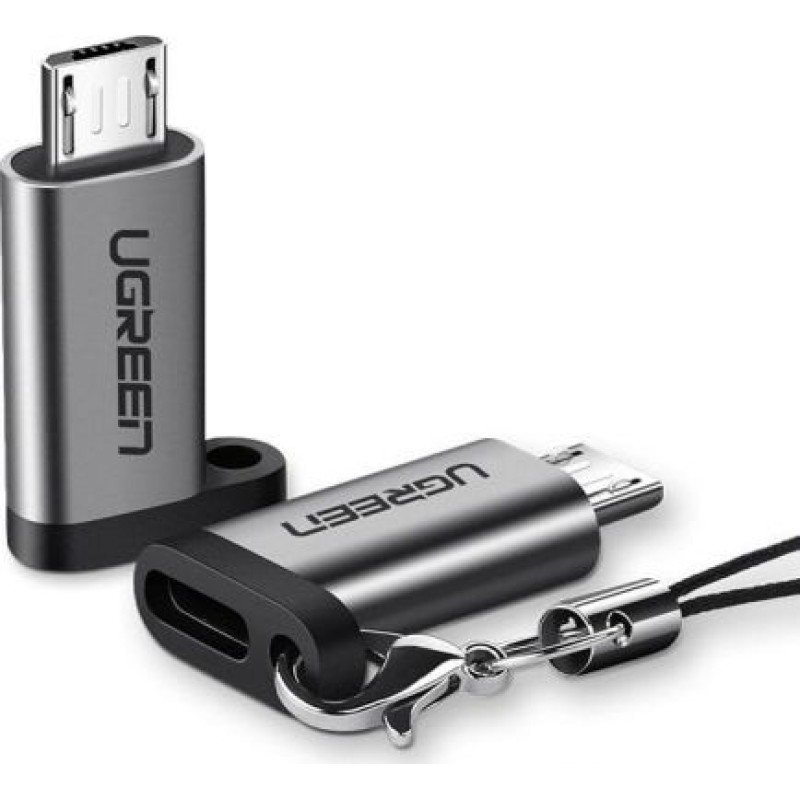 Ugreen USB adapter Ugreen USB-C - microUSB Grey (ugreen_20200327152723)