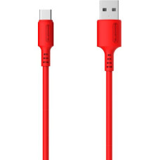 Somostel USB cable Somostel USB-A - USB-C 1.2 m Red (SMS-BP06 USB - USB type C Red)