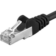 Premiumcord PREMIUMCORD Patch CAT6a S-FTP cable, RJ45-RJ45, AWG 26/7 3m black