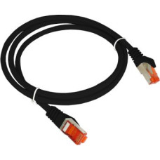 Alantec Patch-cord S/FTP cat.6A LSOH 0.25m black ALANTEC