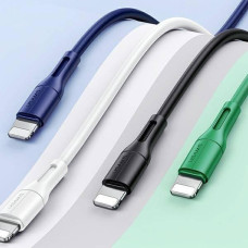 Usams USB cable Usams USB-A - Lightning 1 m White (6958444969435)