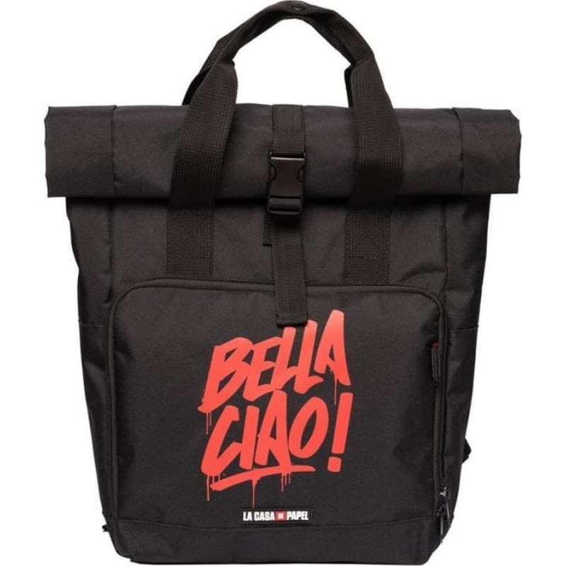 Erik Backpack-bag Paper house black