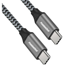 Premiumcord USB cable PremiumCord USB-C - USB-C 0.5 m Black and grey (ku31cw05)