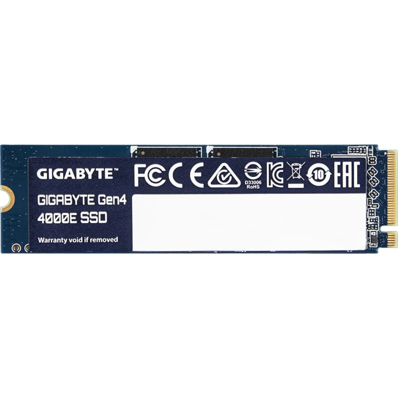 Gigabyte Gen4 4000E 500 GB M.2 PCI Express 4.0 NVMe 3D NAND