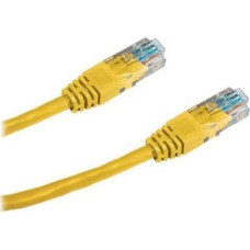 Premiumcord PREMIUMCORD Patch kabel UTP RJ45-RJ45 CAT5e 10m žlutá