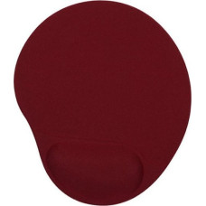 Powerton Podkładka Powerton Podkładka pod mysz, ergonomiczna żelowa, czerwone wino, Powerton