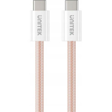 Unitek Kabel USB Unitek USB-C - USB-C 1 m Różowy (C14141APK01-1M)