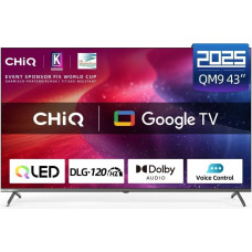 Chiq U43QM9G TV 43", UHD QLED  Google TV
