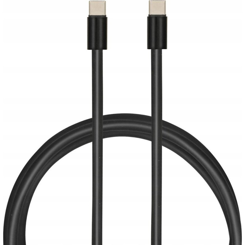Ibox Kabel USB iBOX USB-C - USB-C 1 m Czarny (IKUTCS1B)