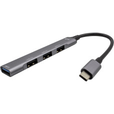 I-Tec Metal C31HUBMETALMINI4 sąsajos šakotuvas USB 3.2 Gen 1 (3.1 Gen 1) Type-C Metalinis