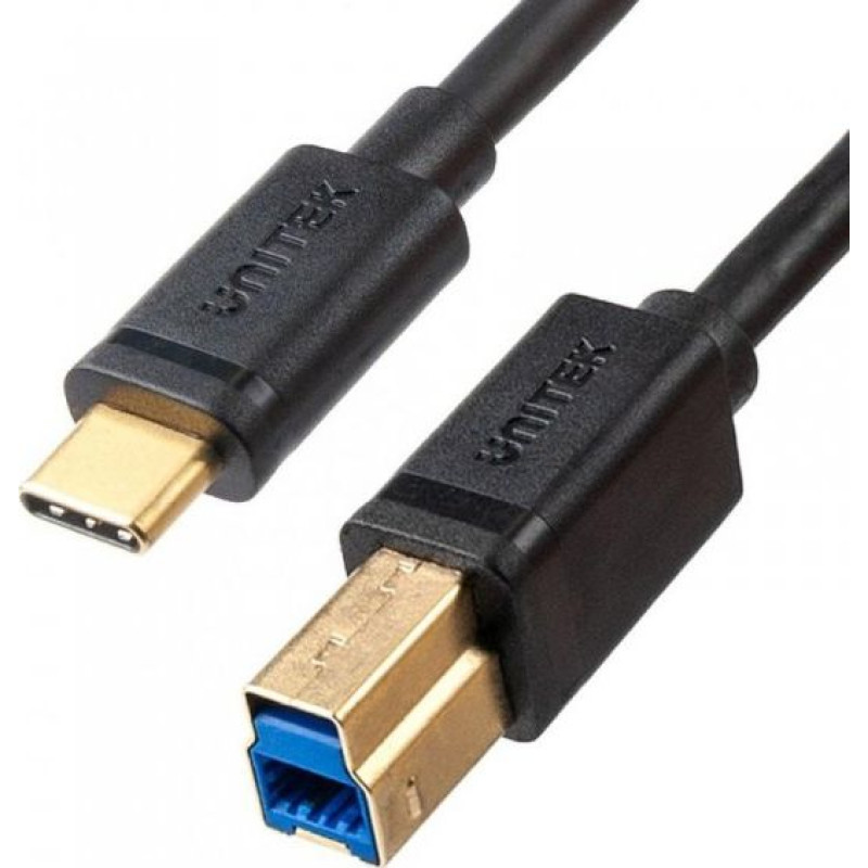 Unitek USB cable Unitek USB-B - USB-C 2 m Black (C14096BK-2M)