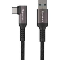 Genesis NVC-2221 USB kabelis USB 3.2 Gen 1 (3.1 Gen 1) 5 m USB A USB C Juoda, Pilka