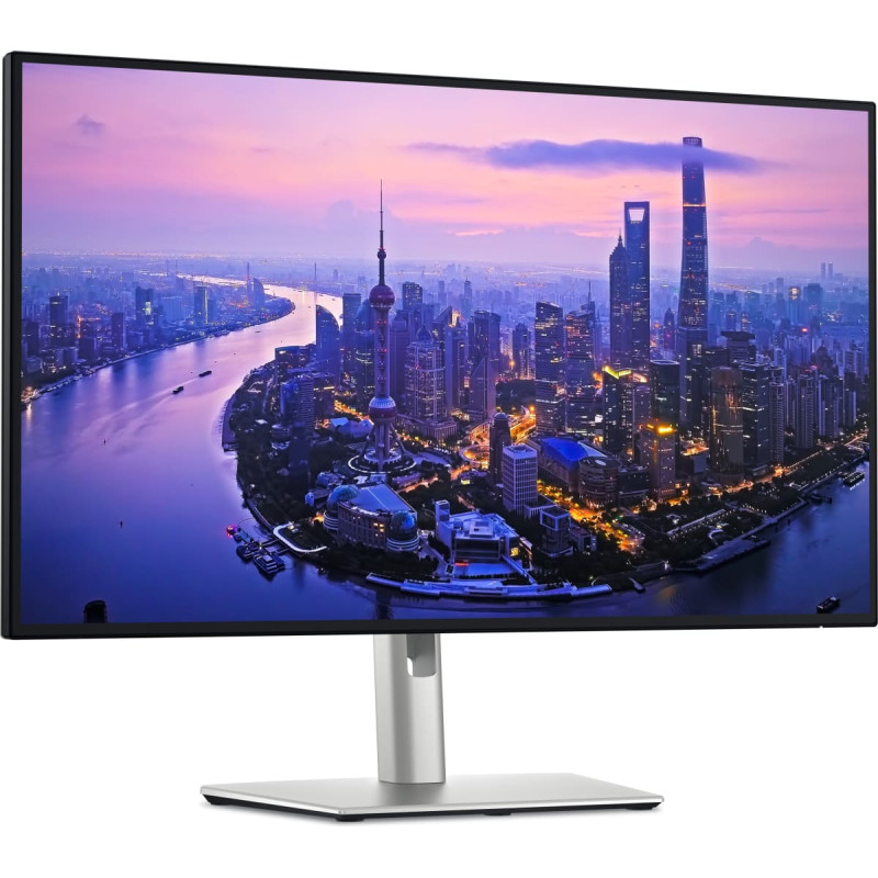 Dell UltraSharp U2725QE kompiuterio monitorius 68,6 cm (27") 3840 x 2160 pikseliai 4K Ultra HD LCD Juoda, Sidabras