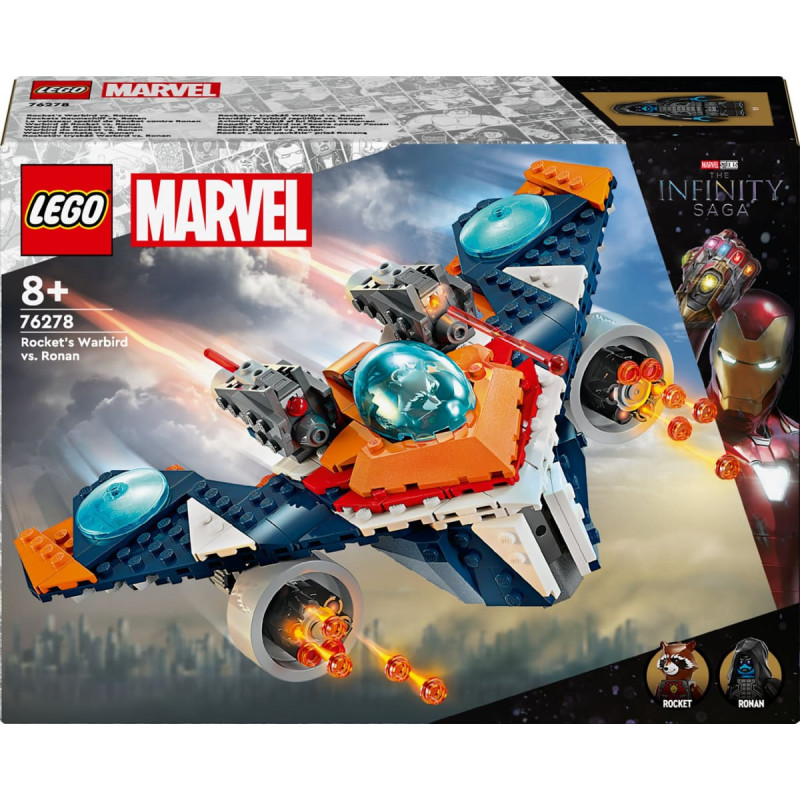 Lego 76278 Marvel Super Heroes Rockets Spaceship vs. Ronan, construction toy