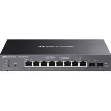 Tp-Link Omada SG2210XMP-M2 tinklo komutatorius Valdomas L2/L2+ 2.5G Ethernet (100/1000/2500) Maitinimas per Eternetą (PoE) Stalinis / tvirtinamas prie sienos Juoda