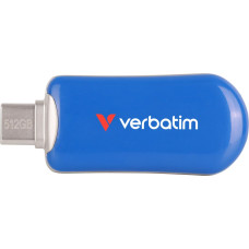 Verbatim 30235 USB atmintukas 512 GB C tipo USB 3.2 Gen 1 (3.1 Gen 1) Mėlyna