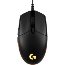 Žaidimų pelė LOGITECH G203, laidinė, juoda