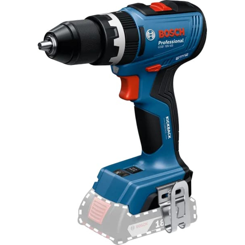 Bosch GSB 18V-65 Professional 27000 RPM Mėlyna