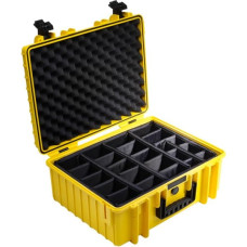 B&W International B&W Outdoor Case Type 6000 yellow padded partition insert