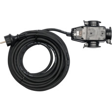 Yato PRZEDŁUŻACZ Z ROZGAŁĘŹNIKIEM 10m 3x1,5mm2 IP44 16A H07RN-F 8116