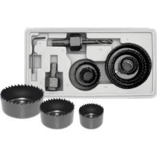 Awtools AW WOOD HOLE SAW SET 18-63mm 11pcs