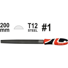 Yato PILNIK DO METALU 200mm #1 PÓŁOKRĄGŁY